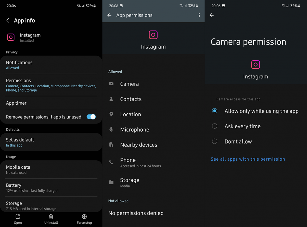 So aktivieren Sie den Kamerazugriff auf Instagram (Android und iOS)
