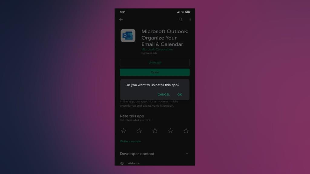 Outlook не синхронизируется на Android?  вот что делать
