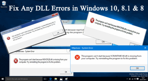 [11 วิธี] แก้ไขข้อผิดพลาด DLL หรือปัญหาไฟล์ DLL ที่หายไปใน Windows 10 และ 11