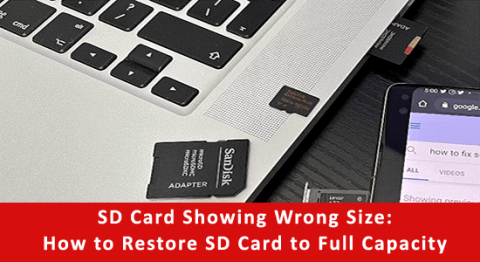 Carte SD affichant une taille incorrecte : comment restaurer la carte SD à sa pleine capacité
