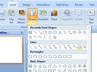 Cum să desenați poligon sau forme libere pe diapozitivele dvs. PowerPoint 2007