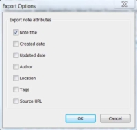 Evernote: Cómo exportar desde una PC