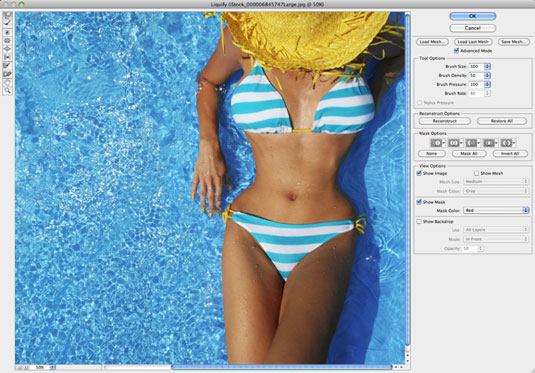 So testen Sie die Bildverzerrungseffekte in Photoshop CS6