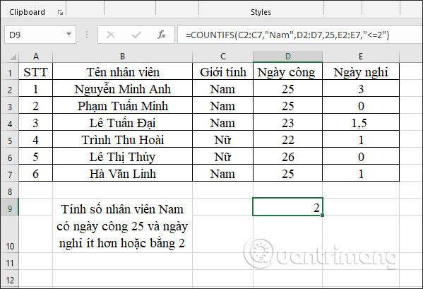 Funzione CONTA.SE, come utilizzare la funzione di conteggio delle celle in base a più condizioni in Excel