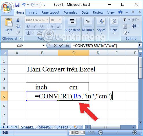 Excel에서 변환 기능을 사용하는 방법