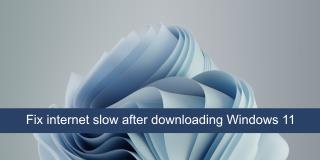 Hoe traag internet te repareren na het downloaden van Windows 11