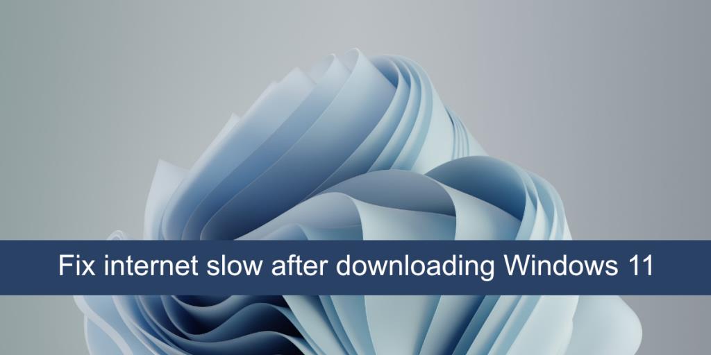 Comment réparer Internet lent après le téléchargement de Windows 11