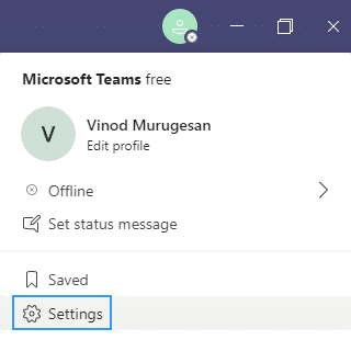 Cum se schimbă camera în Microsoft Teams?