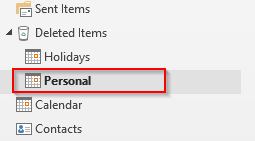 Adăugați un nou calendar de afaceri / personal / partajat în Outlook 2019, 365 și 2016?