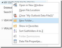 Comment créer un fichier .pst dans Microsoft Outlook 2013 ?