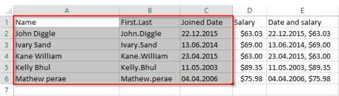 Làm cách nào để tự động đánh dấu các hàng hoặc cột thay thế trong Excel 2016?