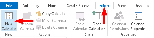 Neue geschäftliche / persönliche / freigegebene Kalender in Outlook 2019, 365 und 2016 hinzufügen?