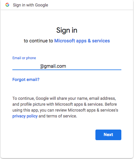 Como adicionar o e-mail do Google ao Outlook 2016 e 2019 no MAC OS?