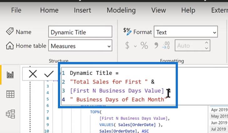 First N Business Days Revisited - Une solution de langage de codage DAX