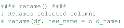 Agregar, eliminar y cambiar el nombre de columnas en R usando Dplyr