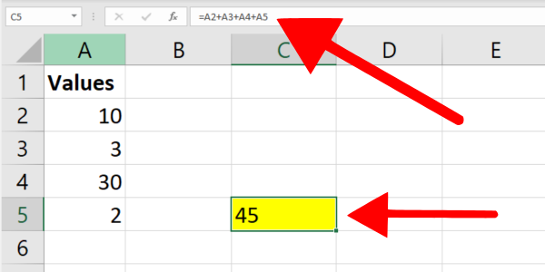 8 façons d'ajouter des cellules spécifiques dans Excel
