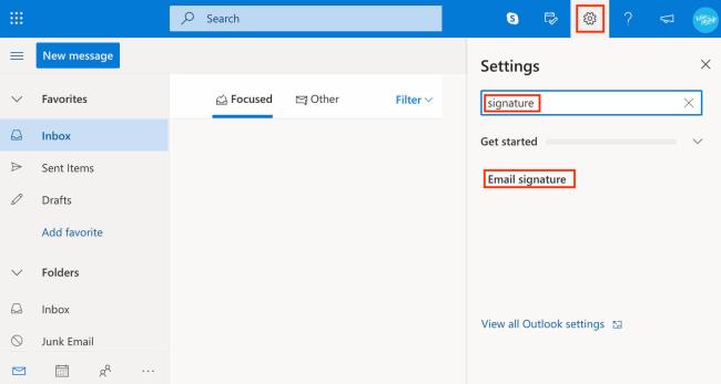 comment ajouter une signature électronique Outlook dans 365 et Outlook Web App (OWA) - paramètres de recherche