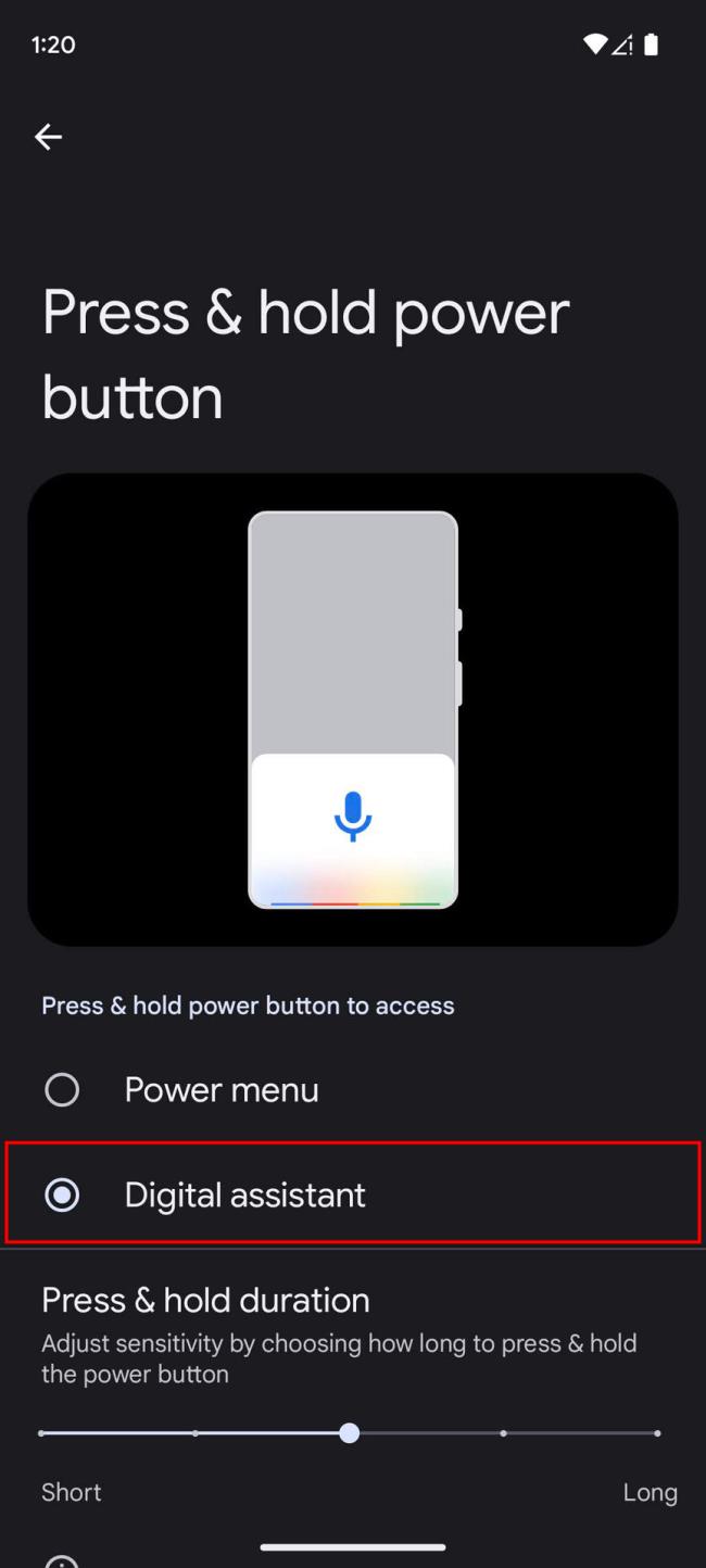 Comment changer l'action du bouton latéral Android (4)