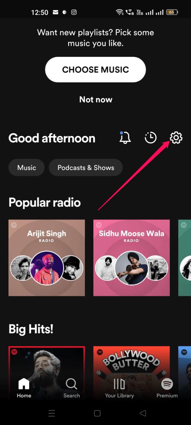 Log Masuk Semula Akaun Spotify