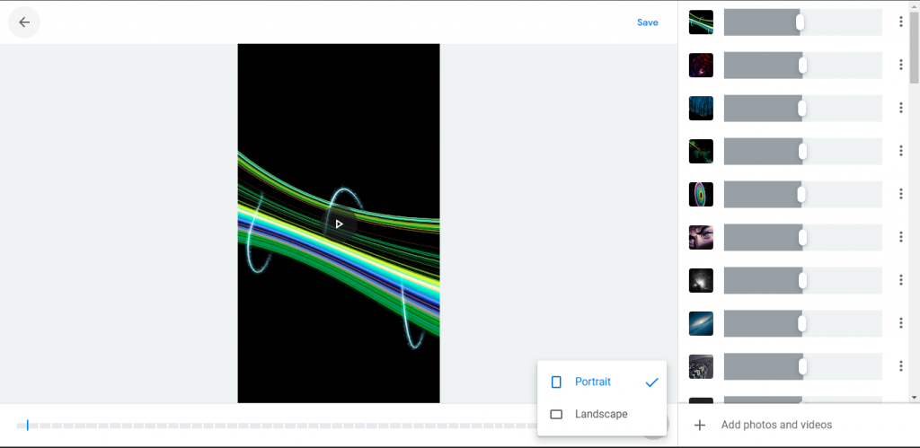 Googleフォトのアルバムからムービーを作成する（ステップバイステップ）