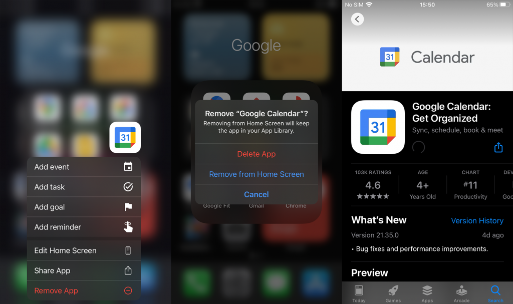 Google Calendar no se sincroniza con el iPhone