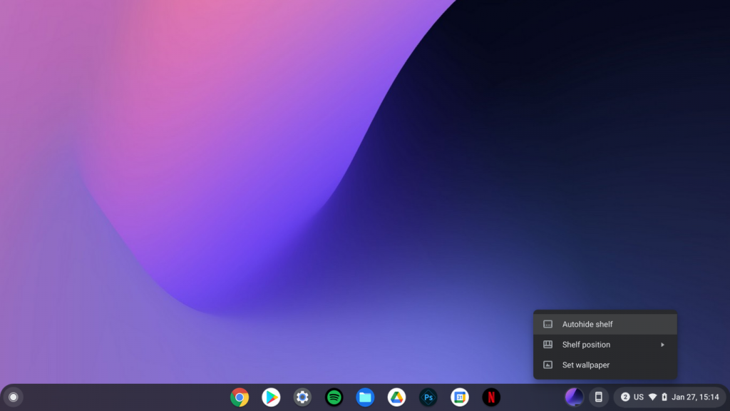 Cómo mover la barra de tareas en Chromebook (y mejorarla)