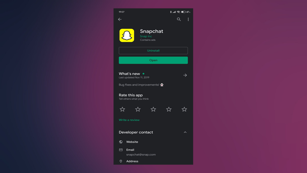Solución: Snapchat tartamudea, se retrasa y se bloquea en Android