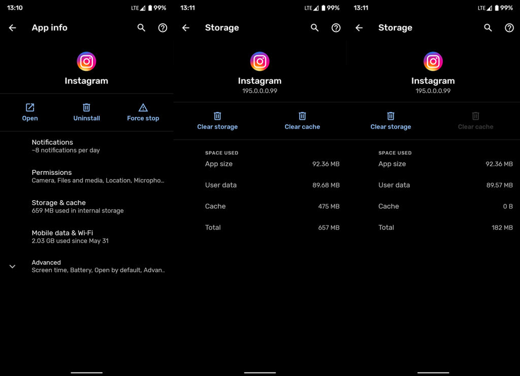 วิธีล้างแคชบน Instagram สำหรับ Android และ iOS