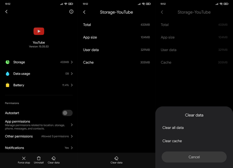 Perkara yang perlu dilakukan jika YouTube memaparkan skrin putih pada Android