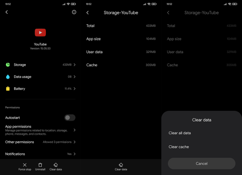 YouTube, Androidde beyaz ekran gösteriyorsa ne yapmalı?