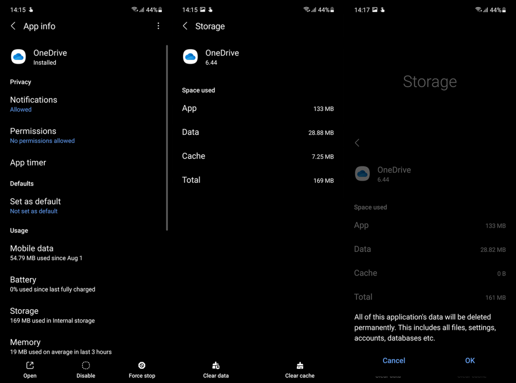 수정: 사진을 업로드하지 않는 Android용 OneDrive