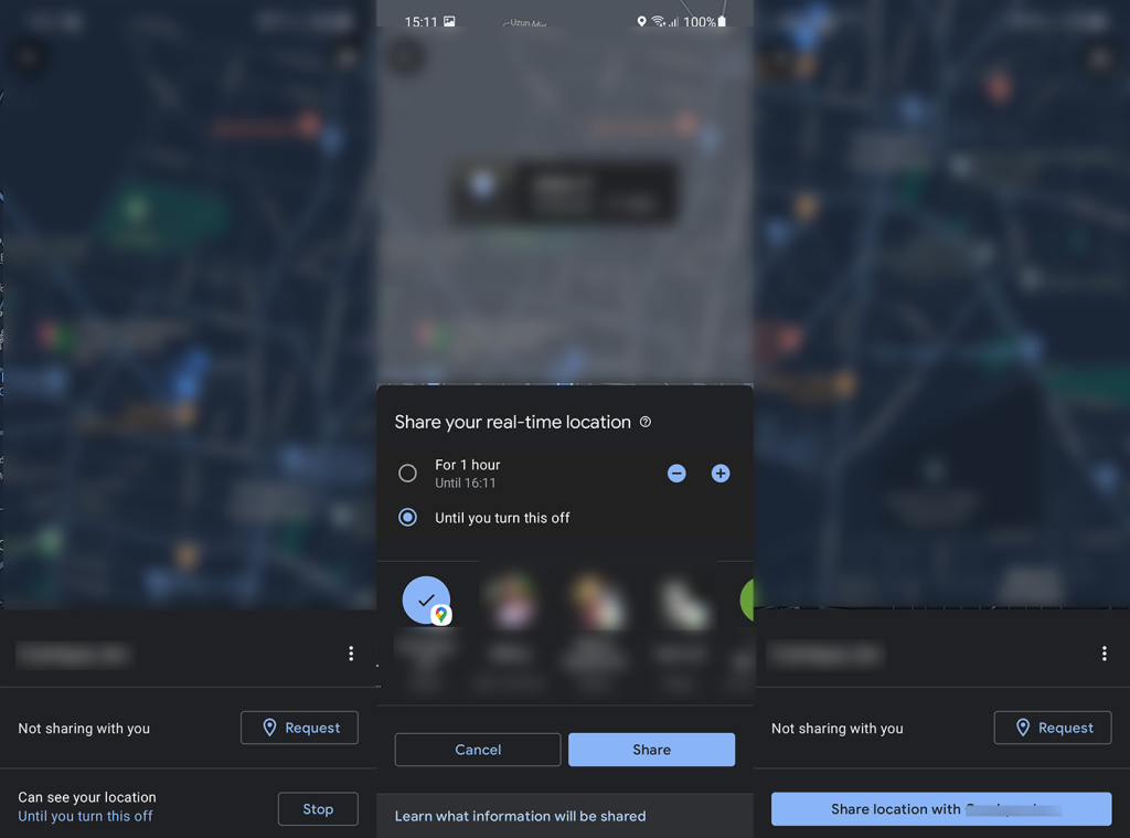 Correctif : le partage de position ne se met pas à jour sur Google Maps