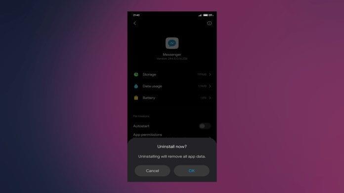 Correzione: Messenger mostra i messaggi non letti su Android