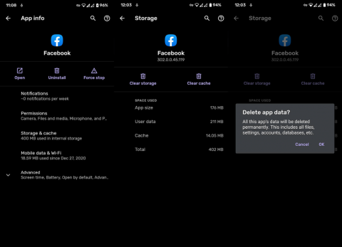 แก้ไข: แอพ Facebook หยุดทำงานบน Android