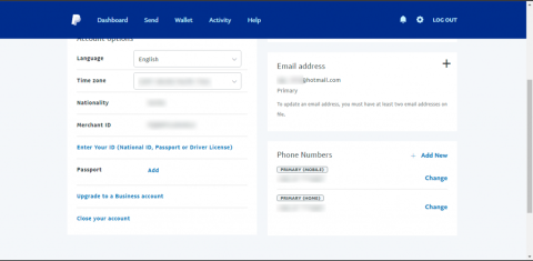 Cách thay đổi số điện thoại PayPal trong một vài bước đơn giản