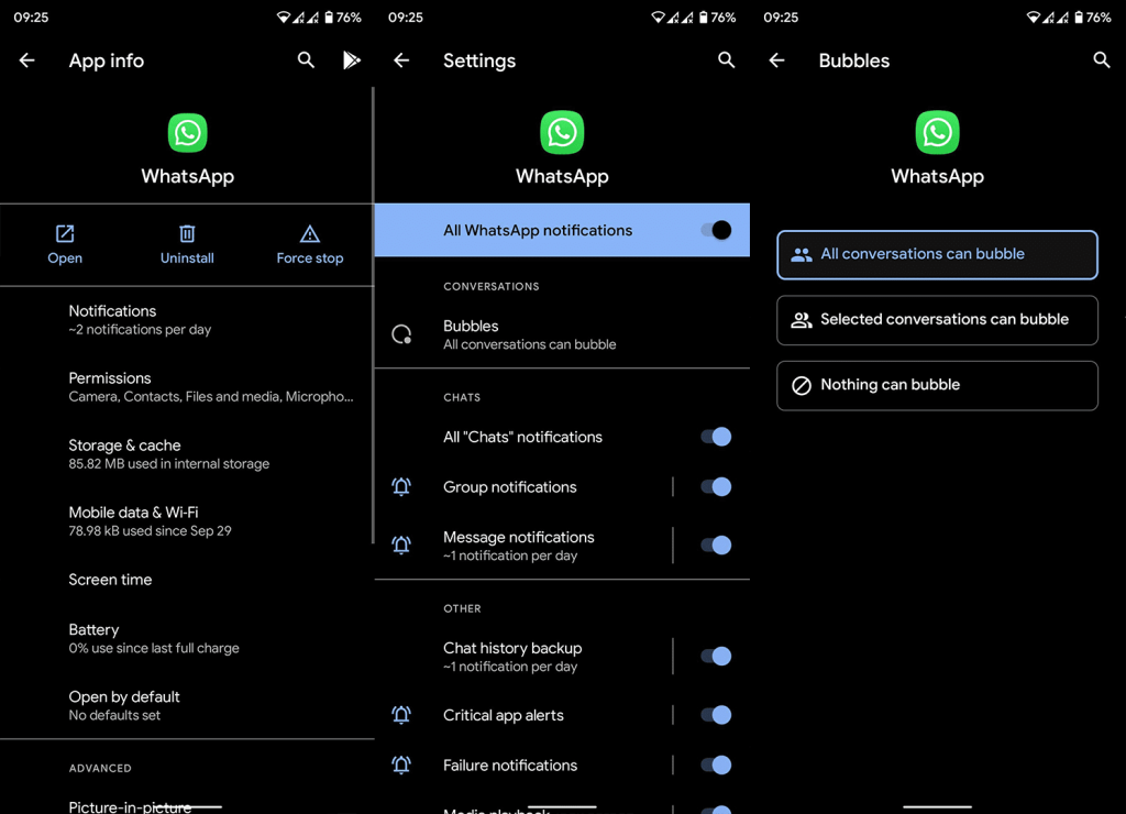 As bolhas de bate-papo do Android 12 não estão funcionando?  Experimente estas 4 correções