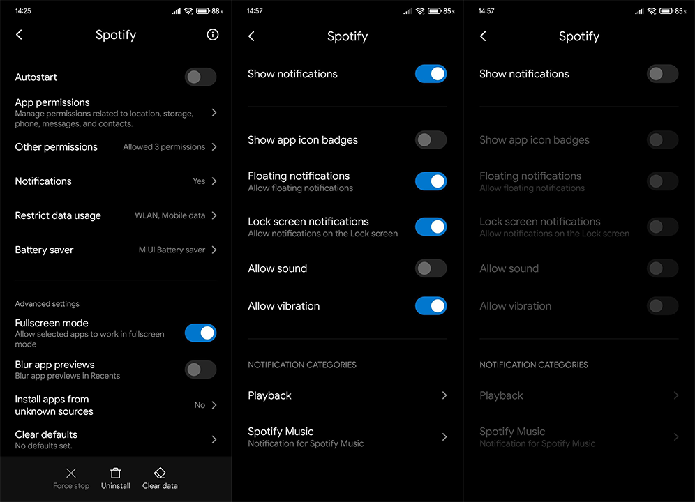 Poprawka: Spotify próbuje odtworzyć powiadomienie na Androidzie