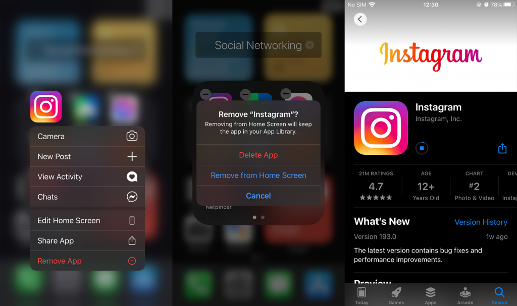 Bagaimana untuk mengosongkan cache pada Instagram untuk Android dan iOS