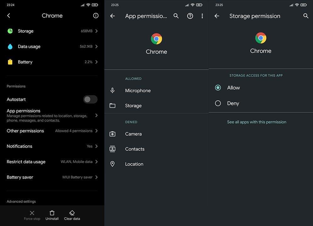 Hoe de fout 'Chrome heeft toegang tot opslag nodig' op Android op te lossen