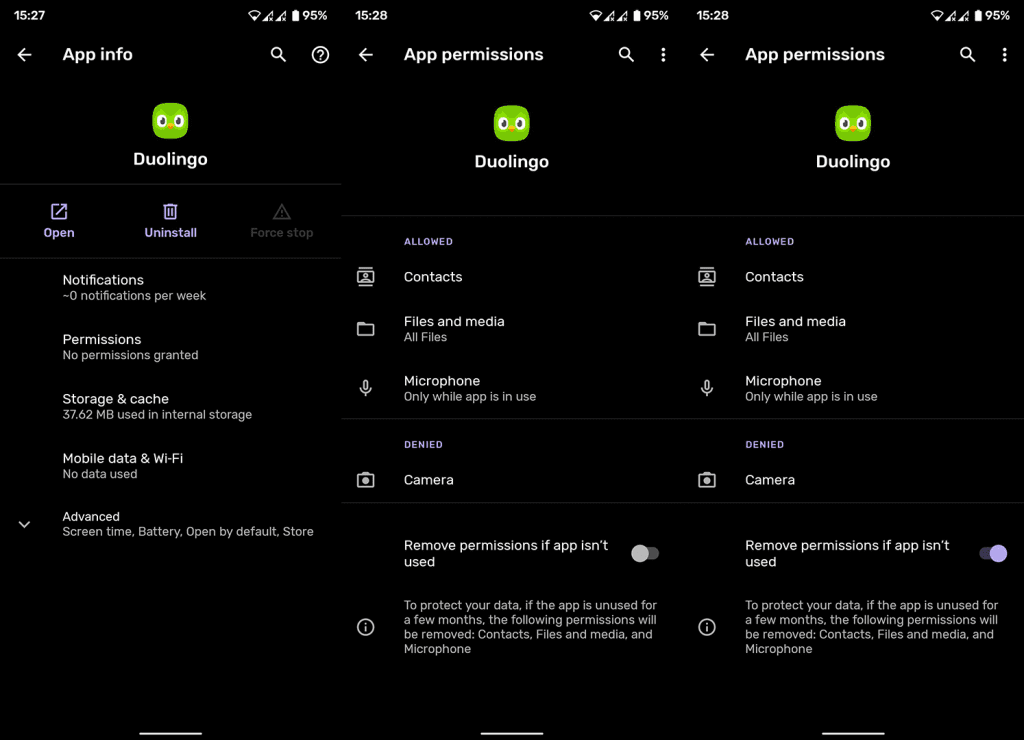 Android11で権限を管理する方法