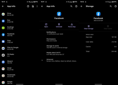 Lapplication Facebook Android plante ? Voici comment y remédier