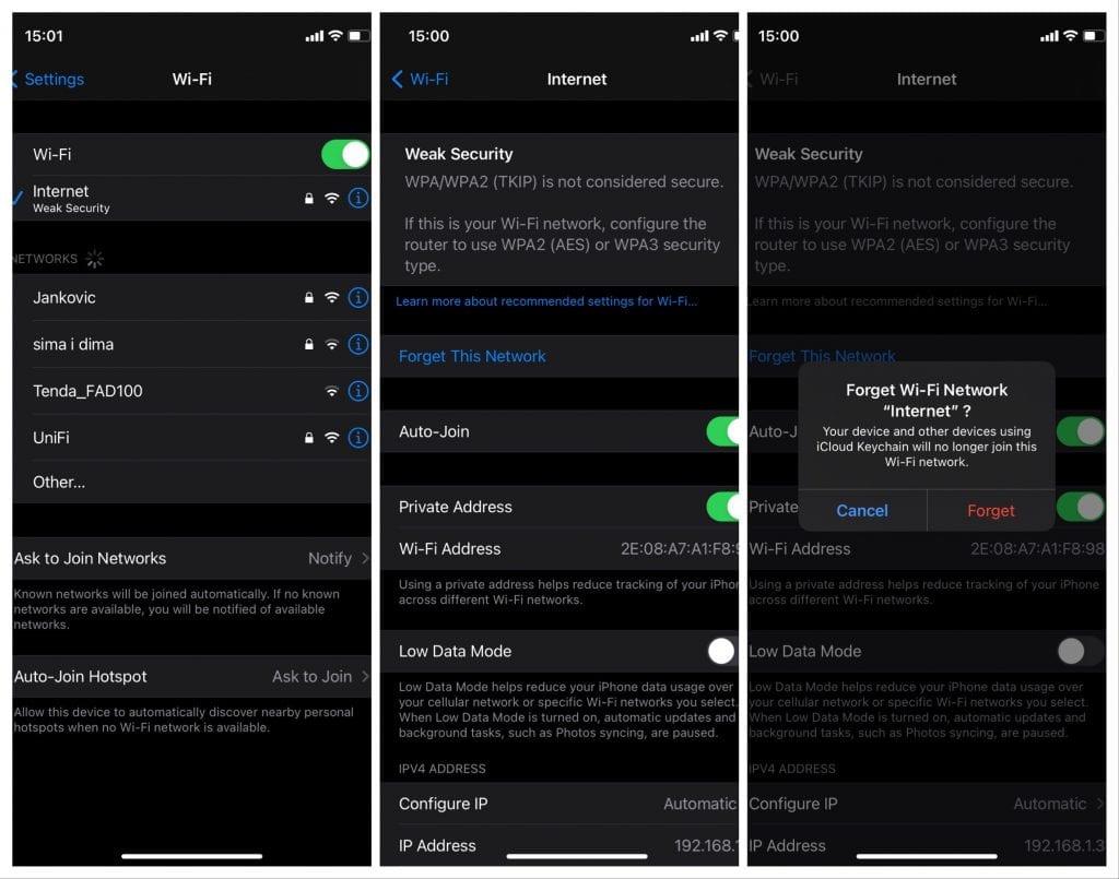 Correção: o iPhone não se conecta ao Wi-Fi no iOS 15