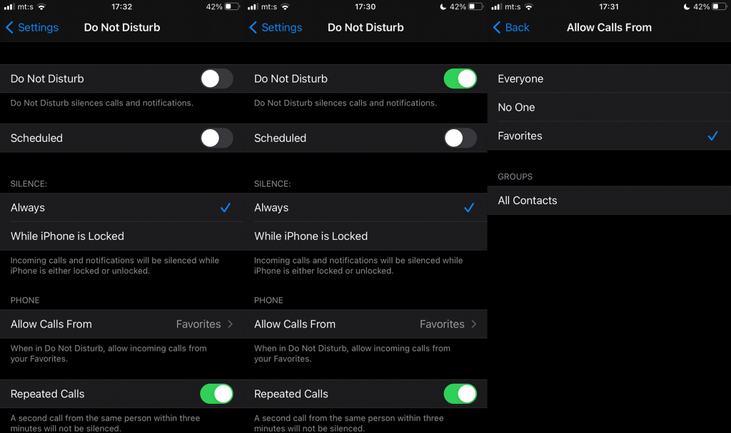 Como fazer certos contatos tocarem no iPhone silencioso