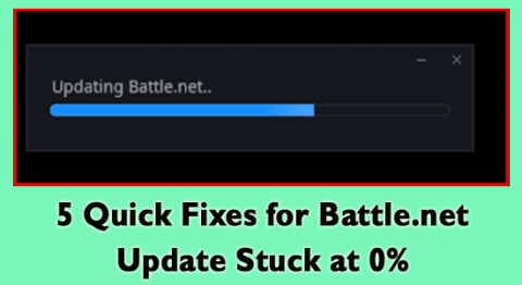 Battle.net 업데이트가 0%에서 멈추는 경우를 위한 5가지 빠른 수정