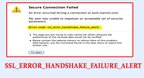 エラー コード SSL_ERROR_HANDSHAKE_FAILURE_ALERT: 7 つの簡単な修正