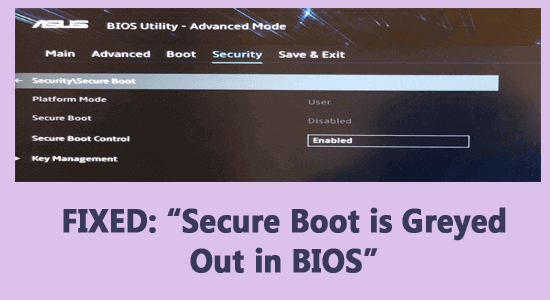 5 FIXES “Secure Boot is Greyed Out in BIOS” Windows