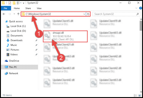 How to Repair Dnsapi.dll is Missing / Not Found Error Messages