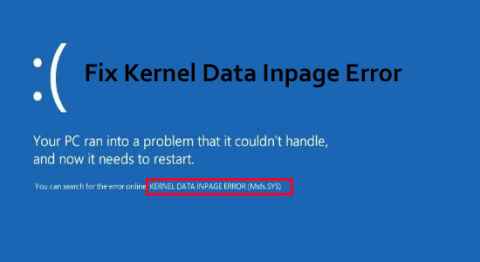8 Windows 11/10 の「カーネル データ インページ エラー」を修正