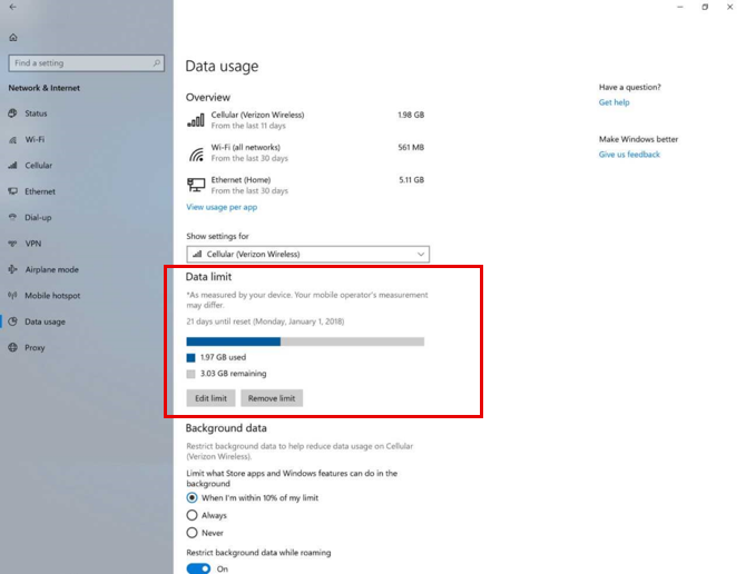 [Complete Guide] How To Set And Reset Data Usage Limit On Windows 10?