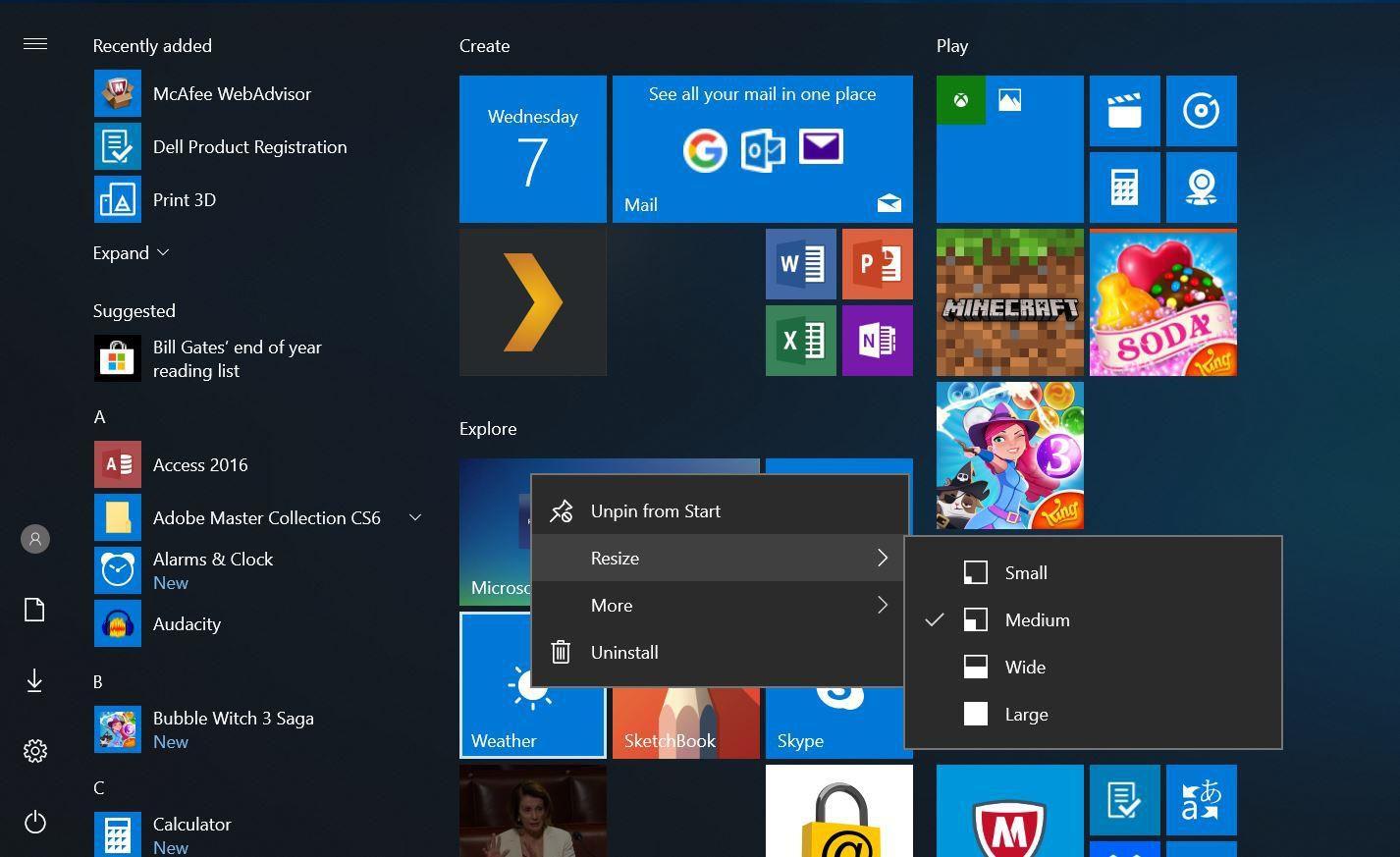 [Windows 10 tips] How to Customize or Enable More Tiles in Windows 10 Start Menu?